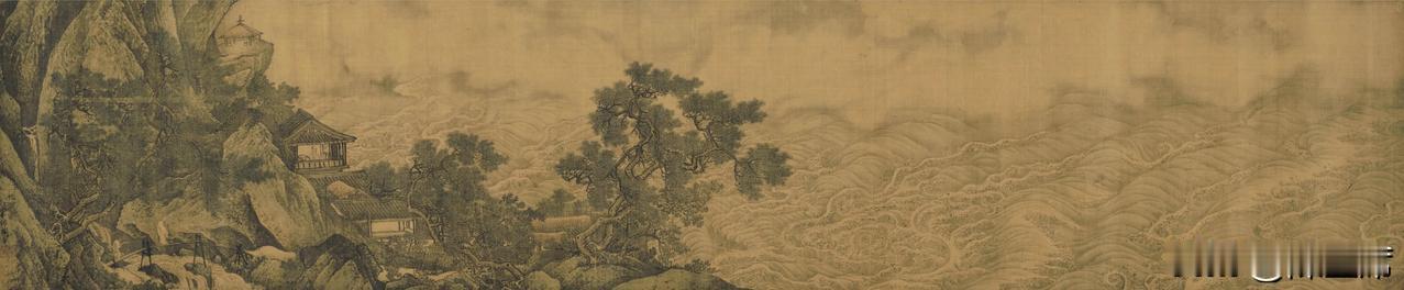 周臣的《北溟图》可是一幅很有故事的作品。它描绘的是庄子《逍遥游》里“北溟有鱼，其