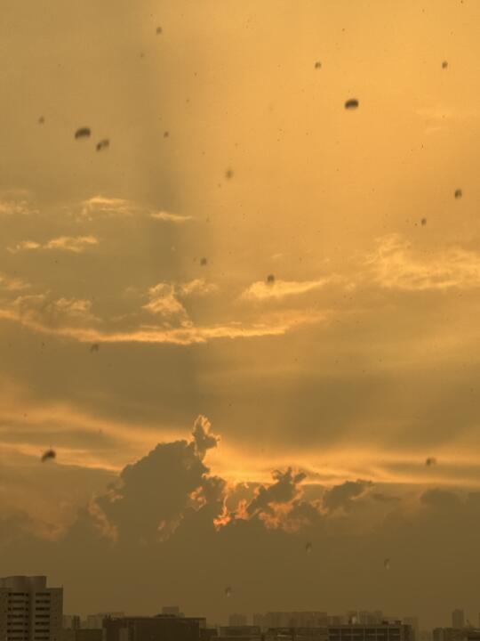 🇸🇬神奇的傍晚太阳雨🌦️仙界大门打开了😮