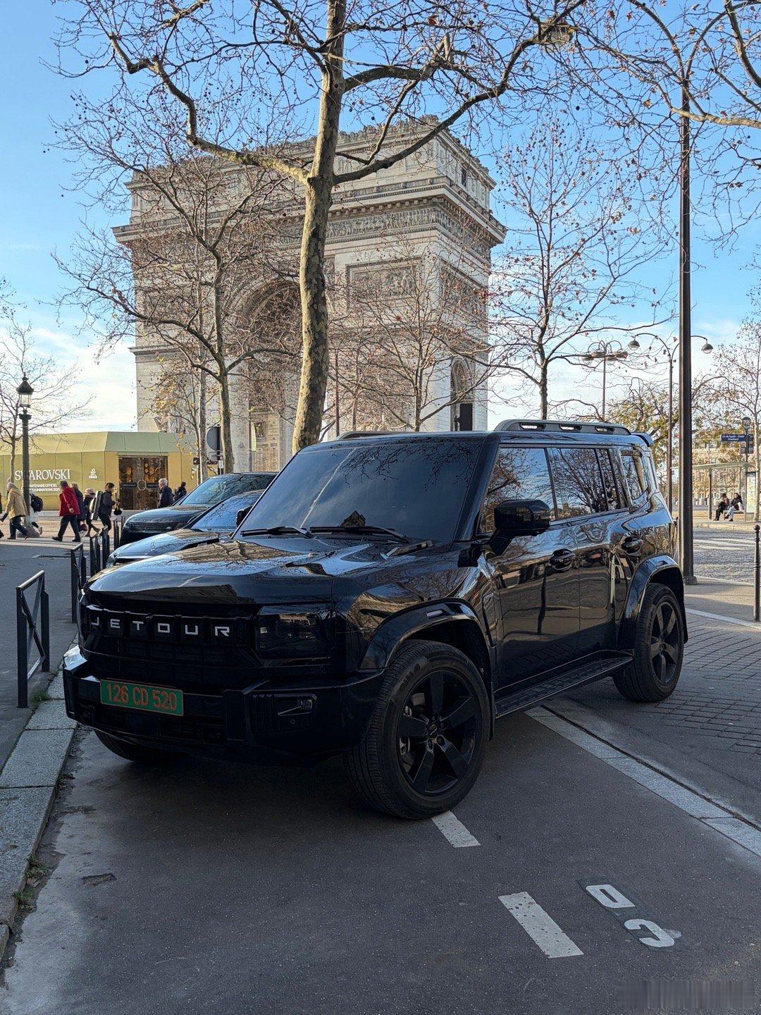 没想到落地法国上牌的第一台奇瑞捷途，竟然是卡塔尔🇶🇦驻法大使馆的 