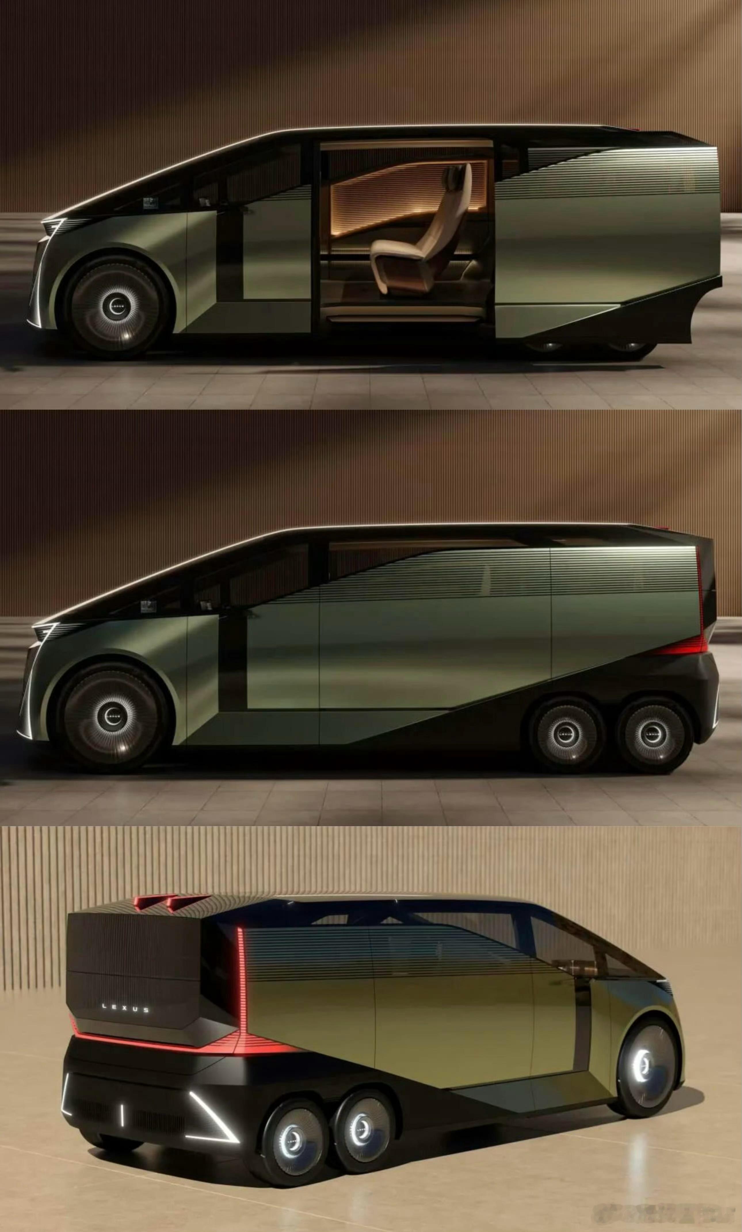 好家伙，雷克萨斯推出了款LS概念车，LS不再是轿车，反倒变成了MPV，据说未来可