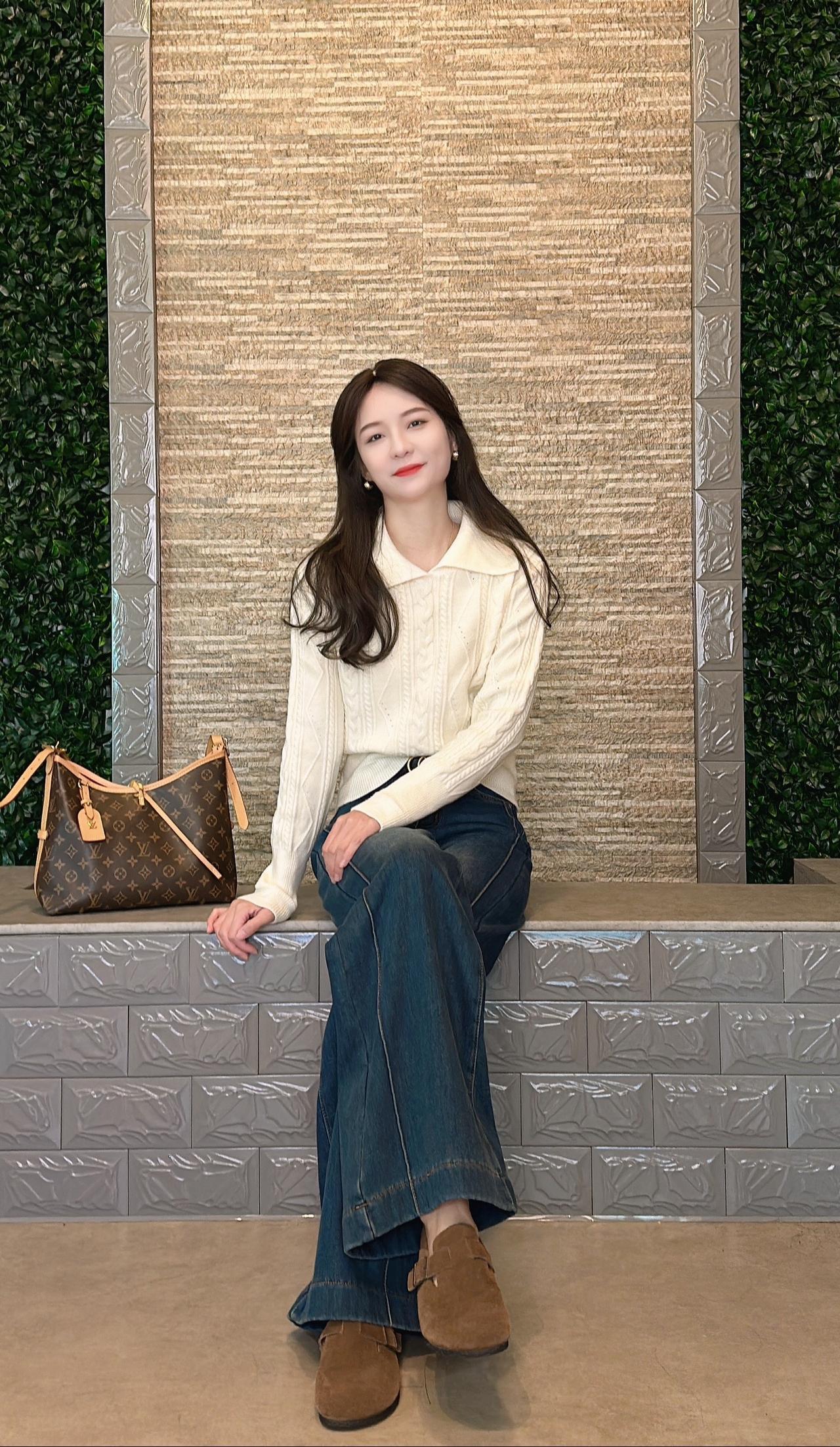 我想自己这一页应是行己所爱爱己所行我细数我珍重针织衫 冬季穿搭