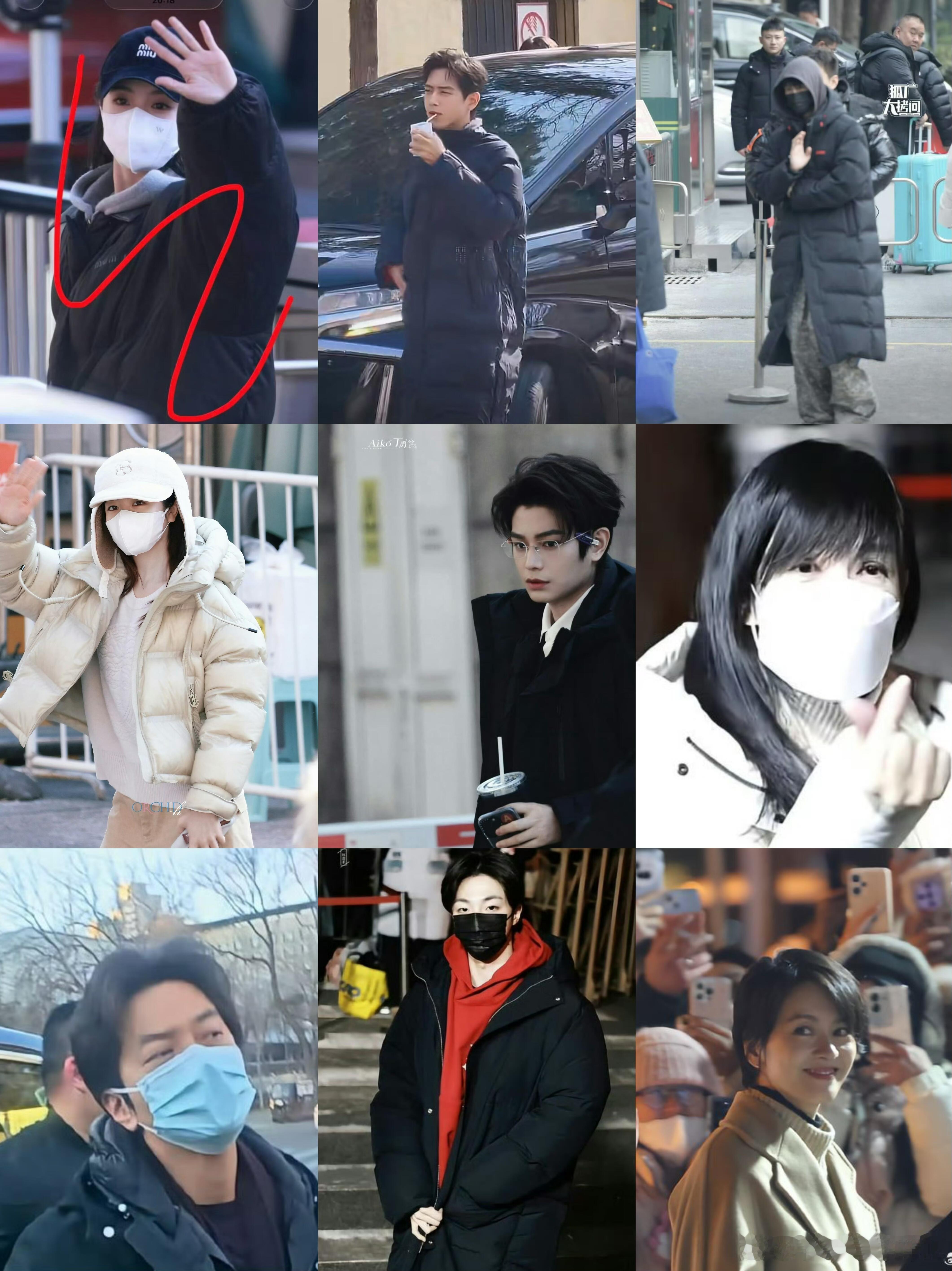 央视马年春晚今日艺人彩排路透🈶春晚第四次彩排路透：丁禹兮、李现、范丞丞、李兰迪