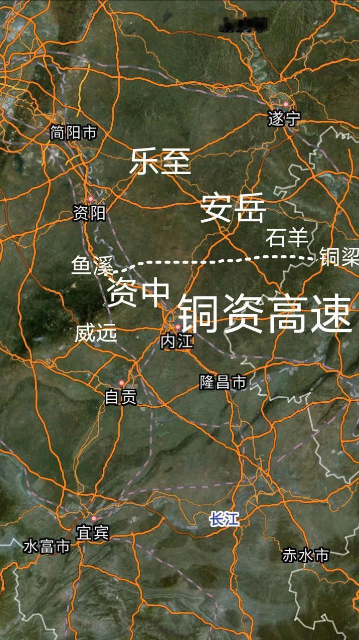 通车倒计时，重庆铜梁途经资阳安岳至内江资中的铜资高速即将于2026年元旦前建成通