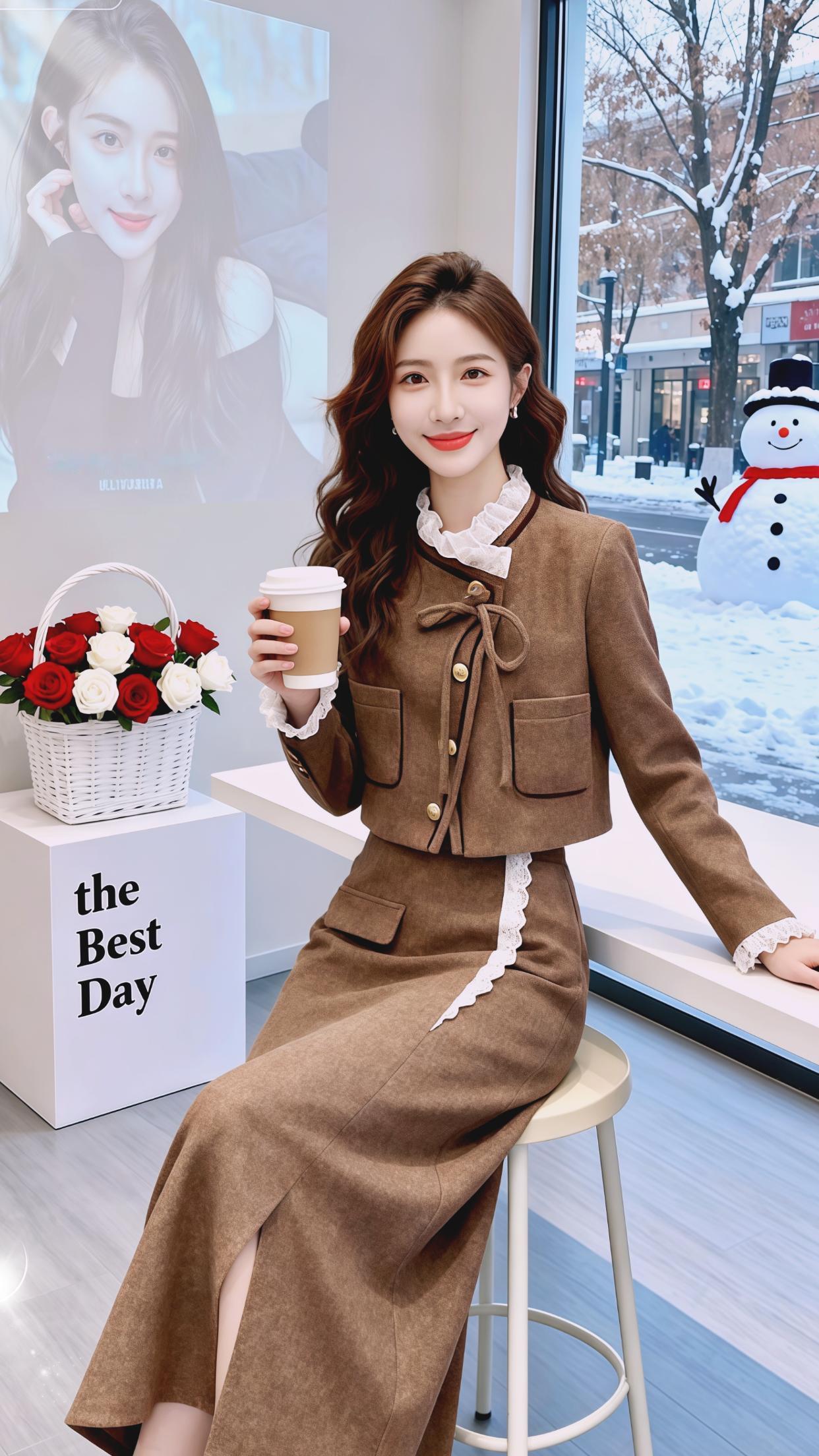 女装 穿搭 时尚 套装 小香风