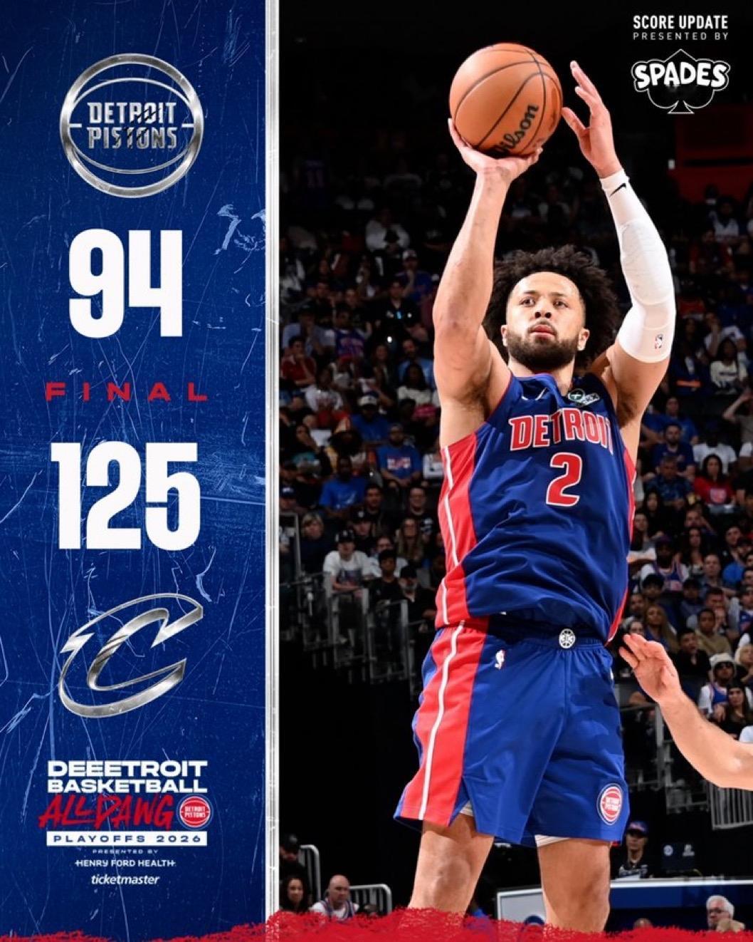 5月18日NBA东部半决赛抢七大战战报：

骑士125-94活塞，抢七大战，骑士