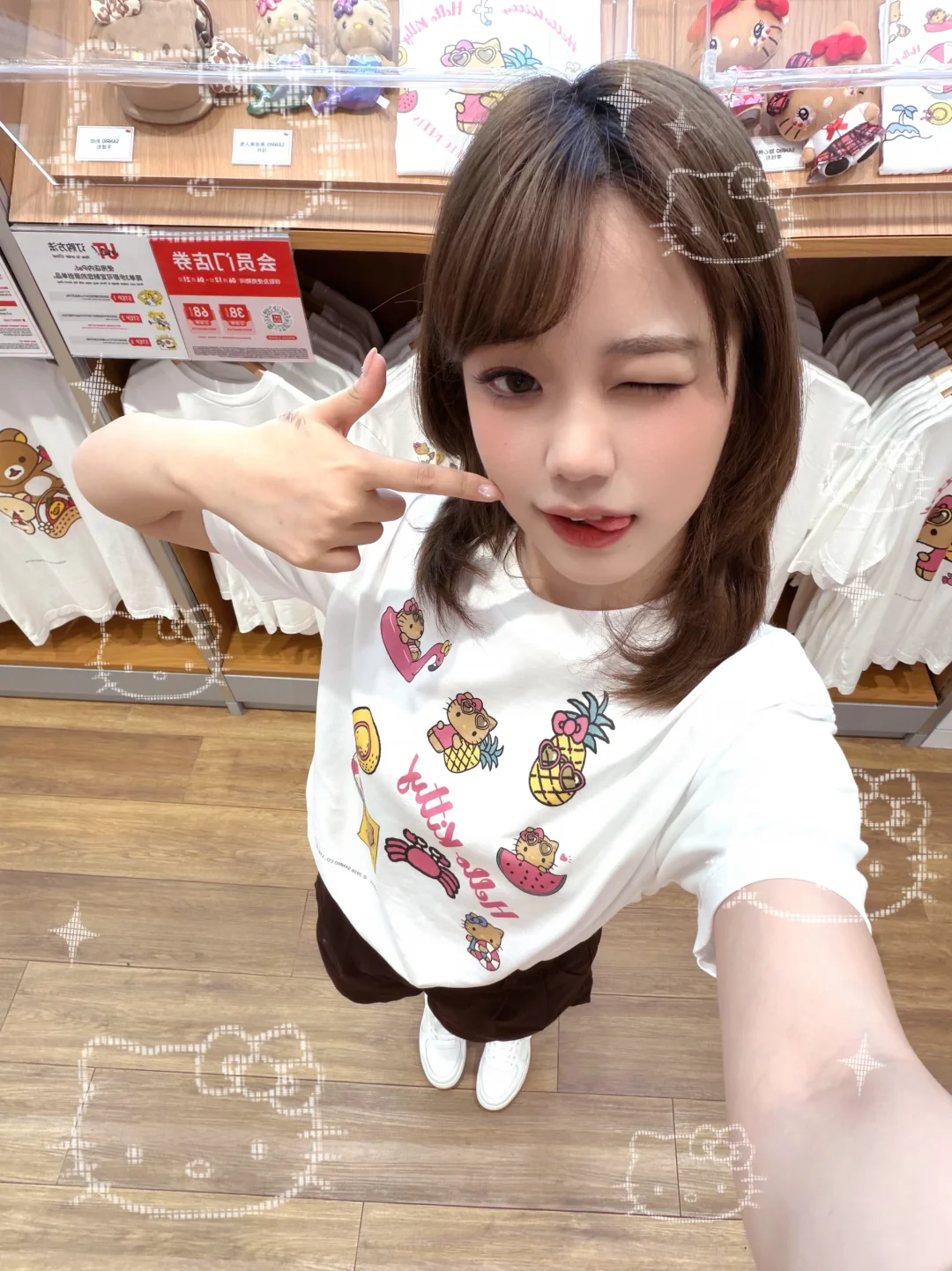 K门永存🫶🏻黑皮 Kitty 遇上优衣库周年庆