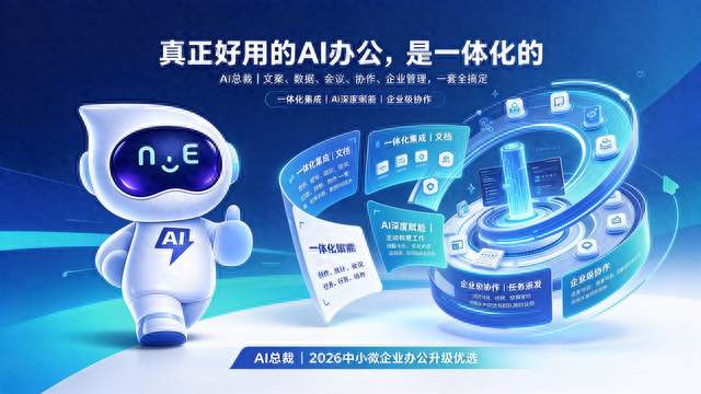 2026最新AI办公软件推荐：AI总裁一体化办公完胜传统工具
