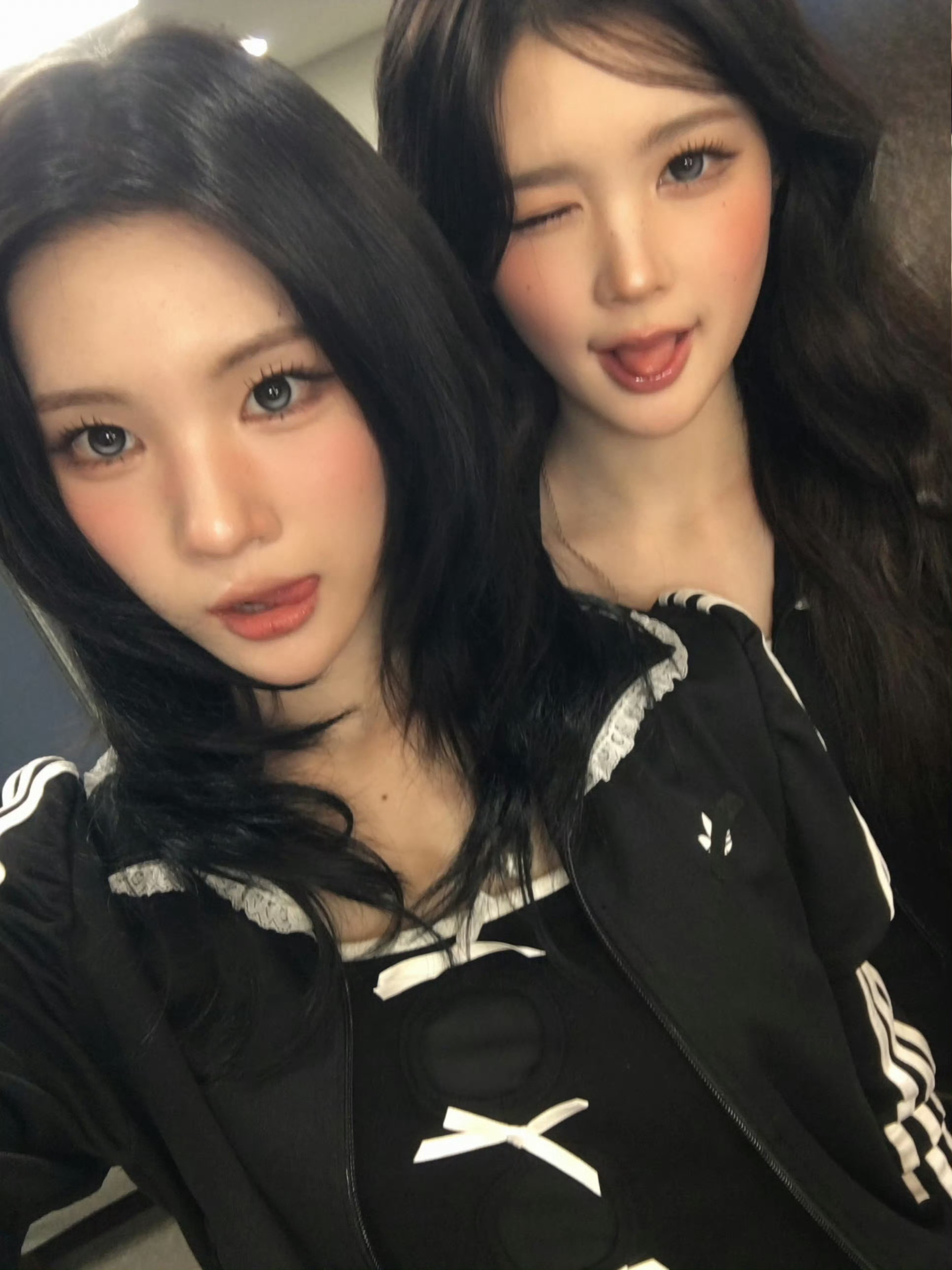 Hearts2Hearts一些萌萌双人合照模板～🧸🍰💞 