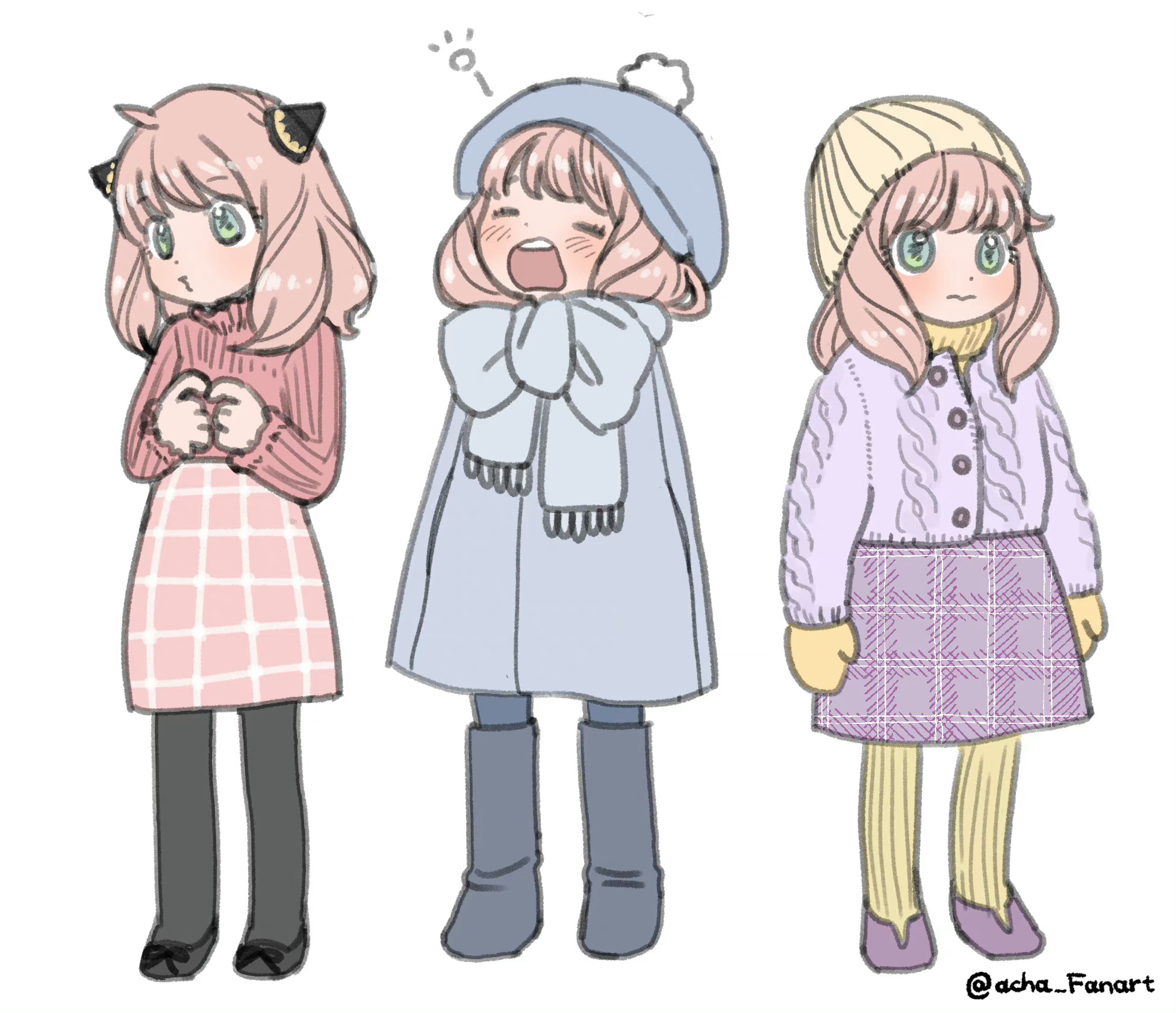 #间谍过家家# 好多好多的女鹅！！萌Cry[羞嗒嗒](x:acha_FANart