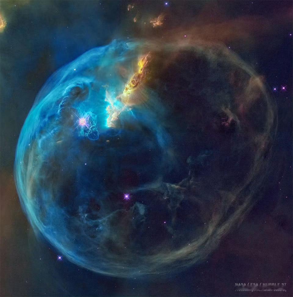 #每天一天文图# 气泡星云[哇] ​​​
