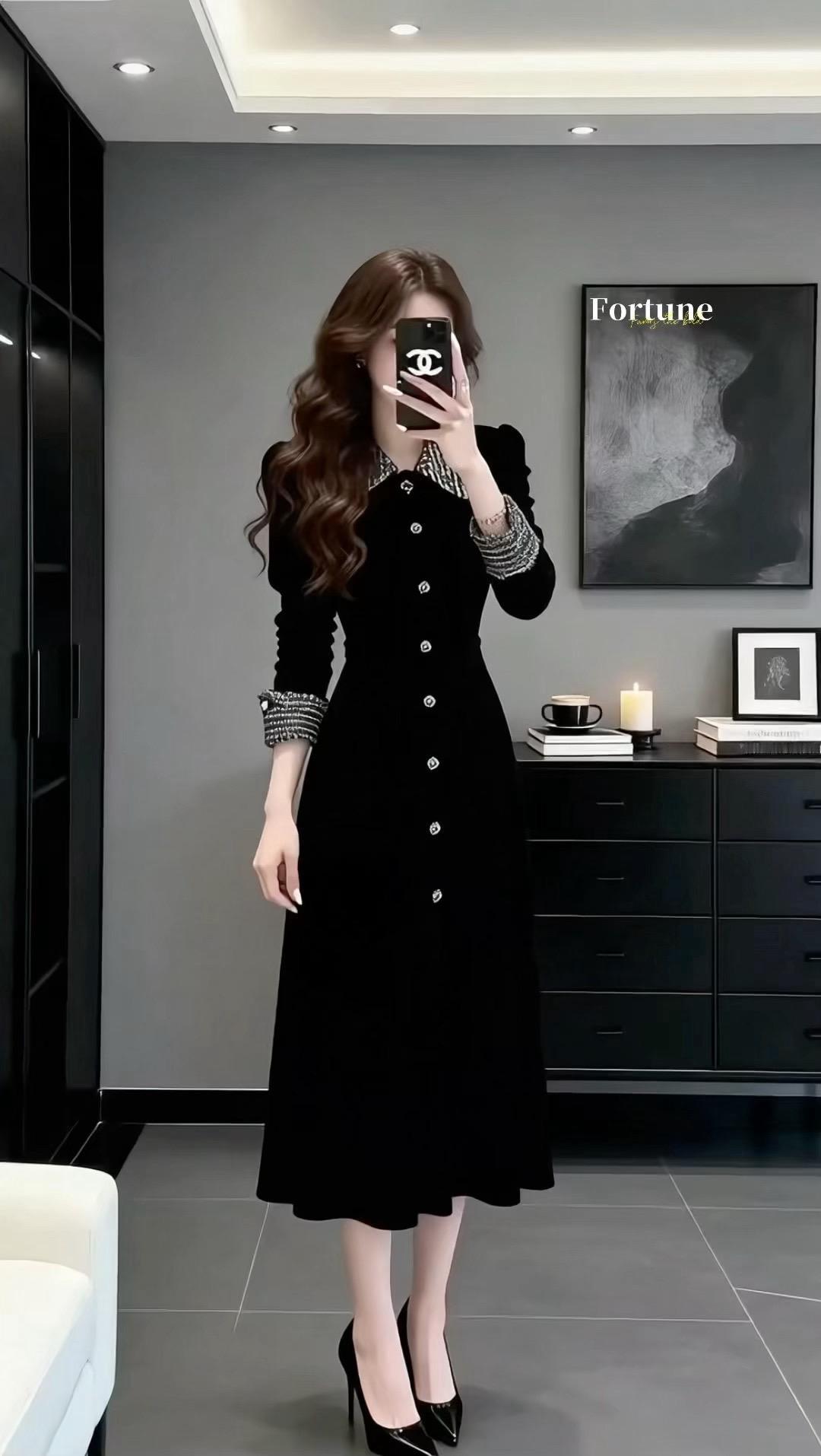 分享我的年度穿搭 新年战袍 小黑裙 韩系穿搭 穿出高级感