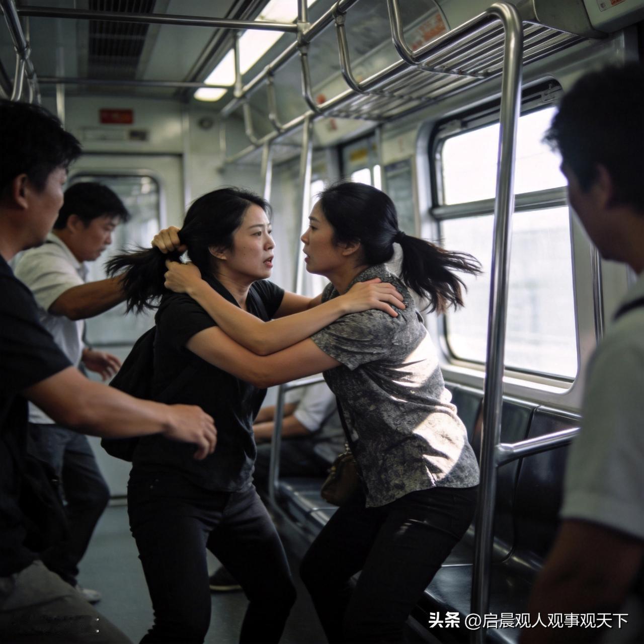 地铁争座，别让戾气堵了文明的路

近日，上海地铁icon内两名女子因争抢座位发生