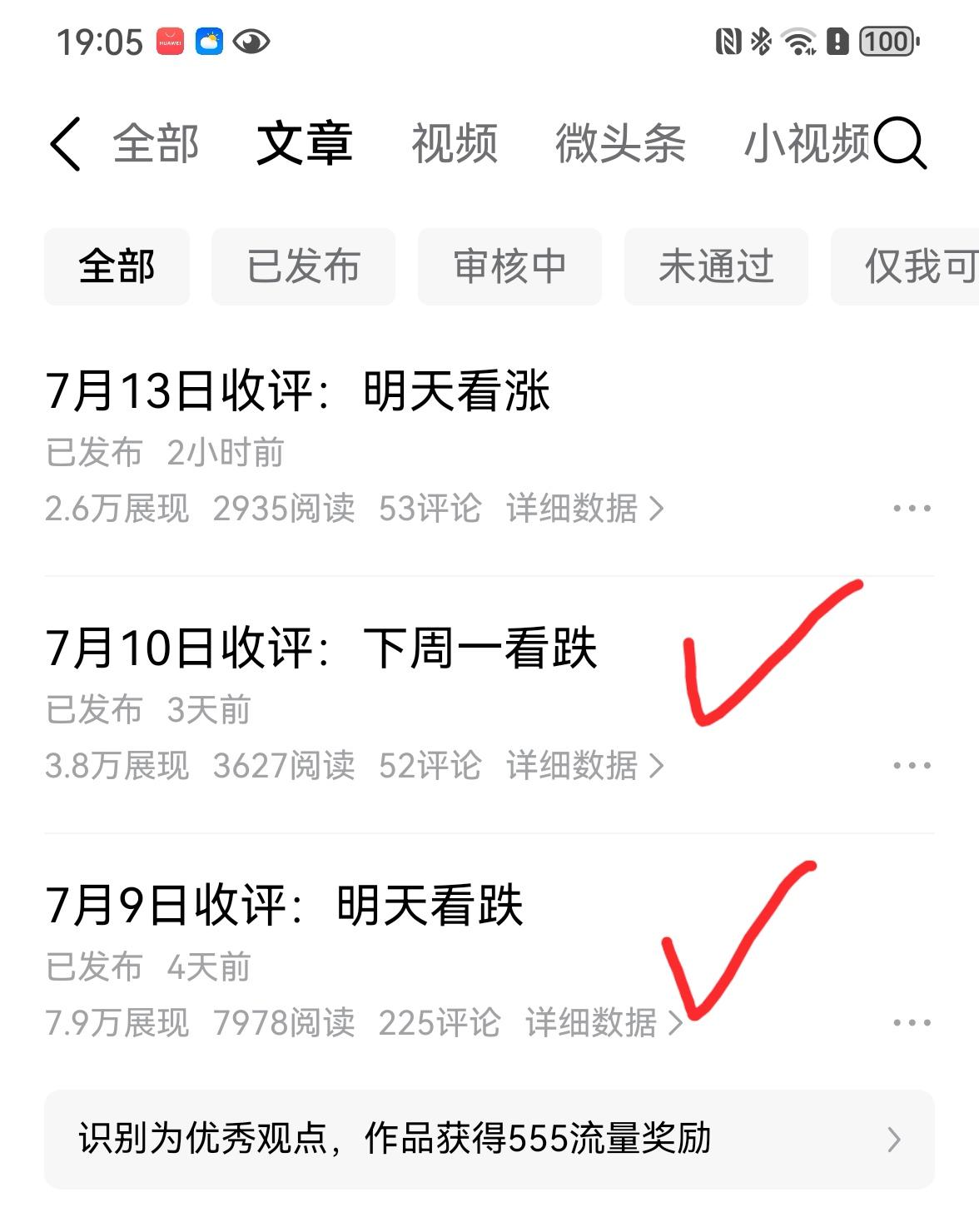 老手说股：（6）
家人们，今晚我又回到了近期的文章，真的是字字珠玑呀。下面截了几