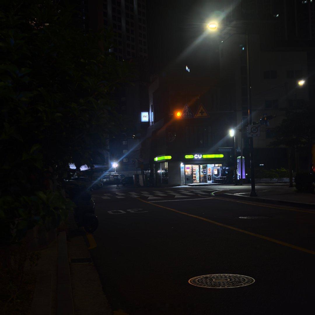 凌晨四点半的釜山bye~ 