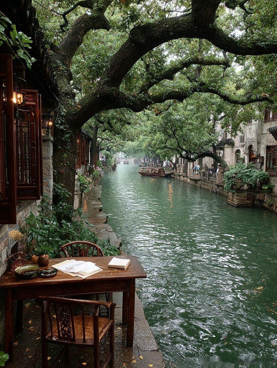 布鲁克林河畔，雨后的纽约，好美