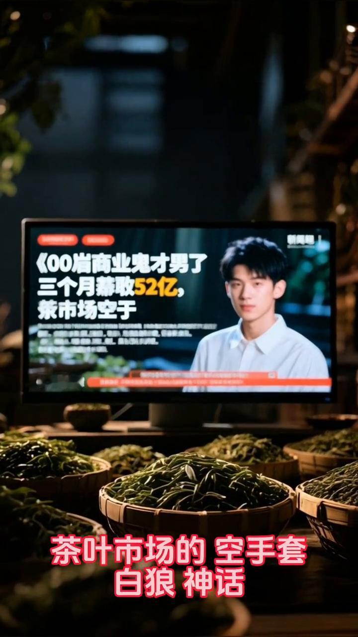 《00商业鬼才男了》三个月斩获52亿，茶市场空于白狼神话！
00后商业鬼才两个月