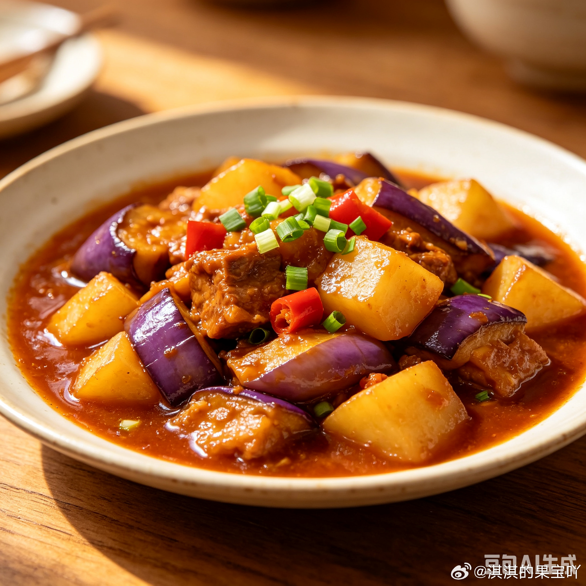 明天中午想吃土豆炖茄子，谁会做，发个教程呗！ 
