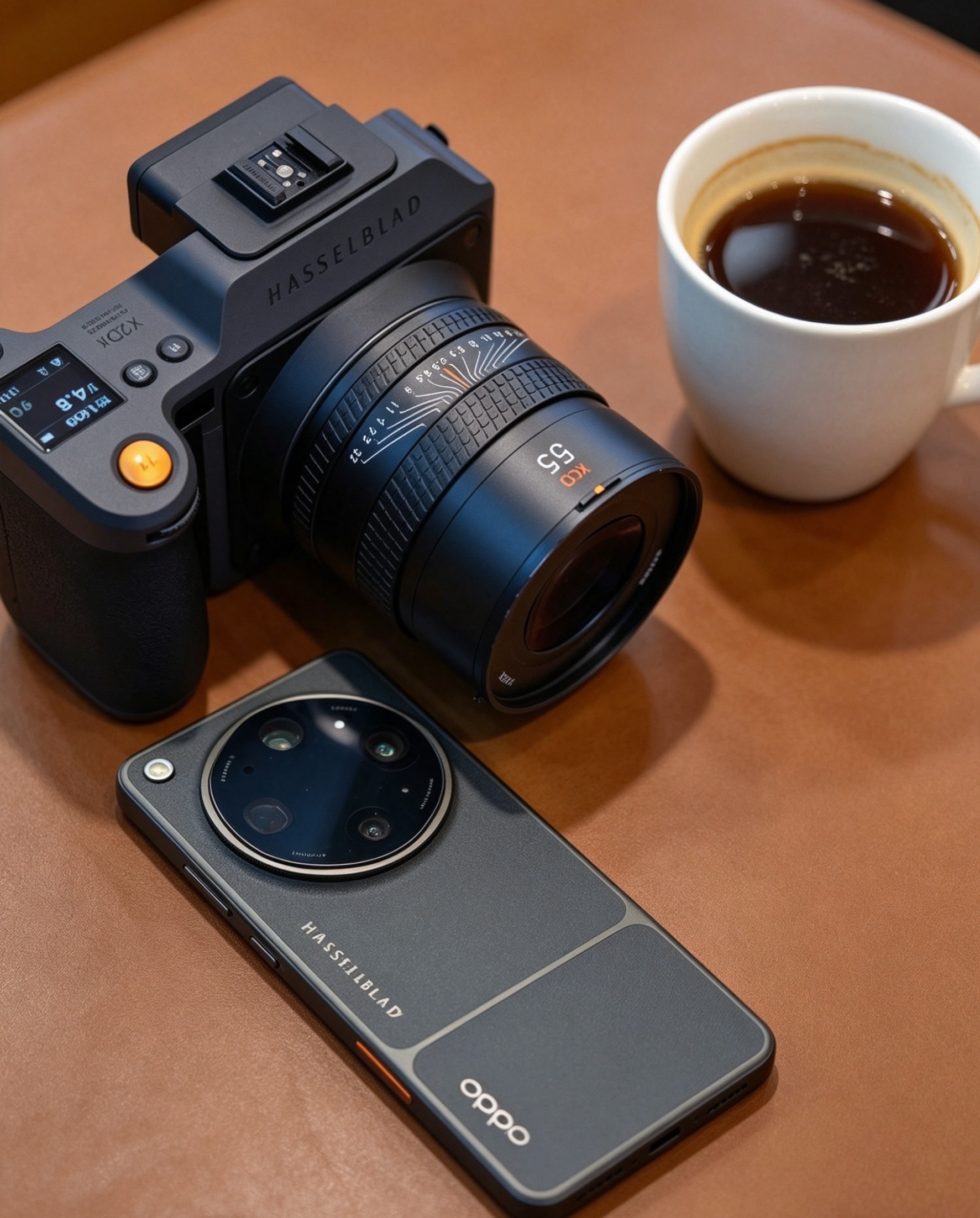 你别说，高端产品摆在一块确实好看，哈苏相机和爆料的OPPO Find X9 Ul