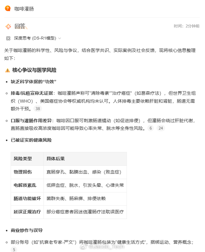 咖啡灌肠 不是？？什么东西呀咖啡？灌肠？什么鬼呀这...每个字都好猎奇呀，咖啡跟