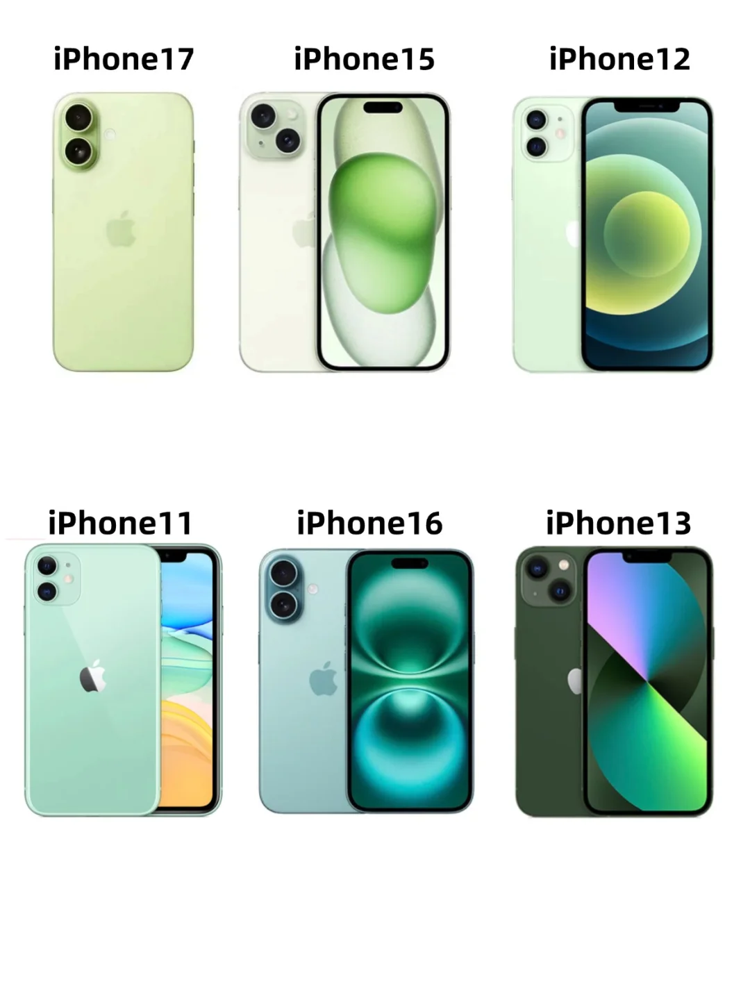 绿色iPhone汇总，我已经在等17了！