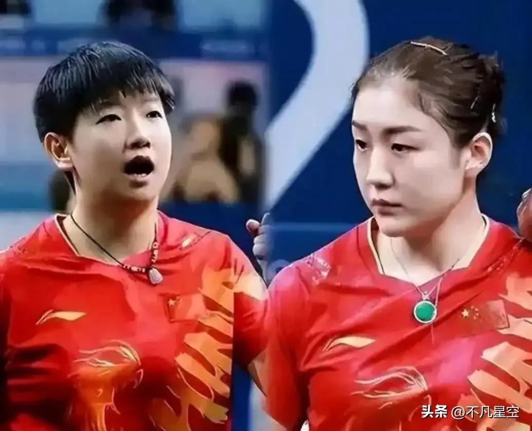 孙颖莎为何总是输给陈梦? 巴黎奥运会赛场上一边倒的呐喊助威，给孙颖莎带来了一定压