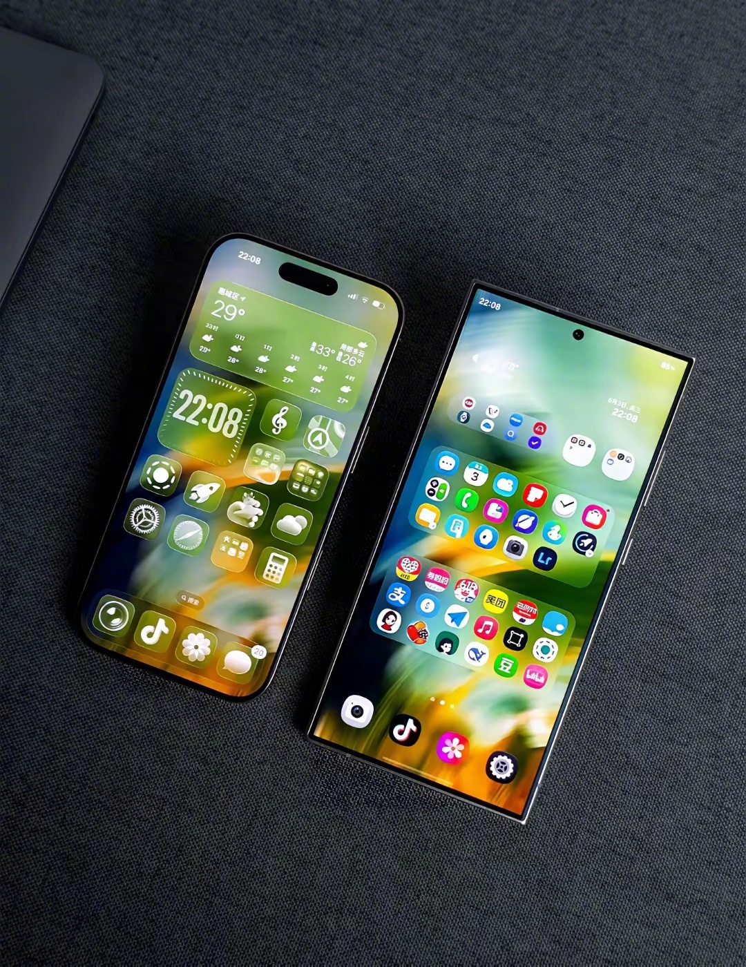 iOS还是oneui？你更喜欢哪个？🤔🤔🤔 