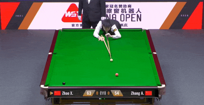 先声夺人！赵心童准进关键远台咖啡球，1-0领先张安达