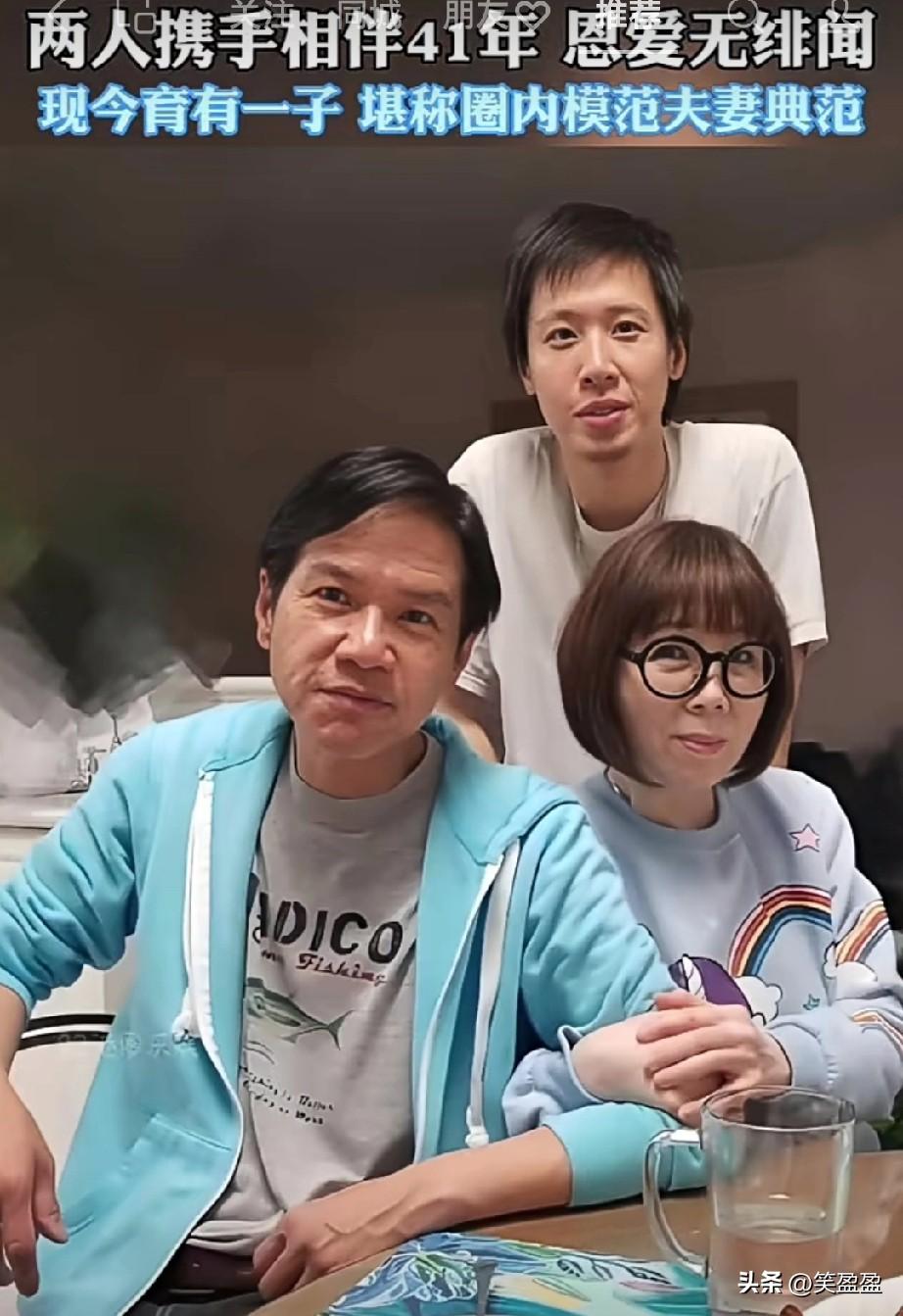 TVB实力港星林嘉华与妻子刘宝珍因工作结缘，当年他从丽的电视跳槽无线，刘宝珍作为