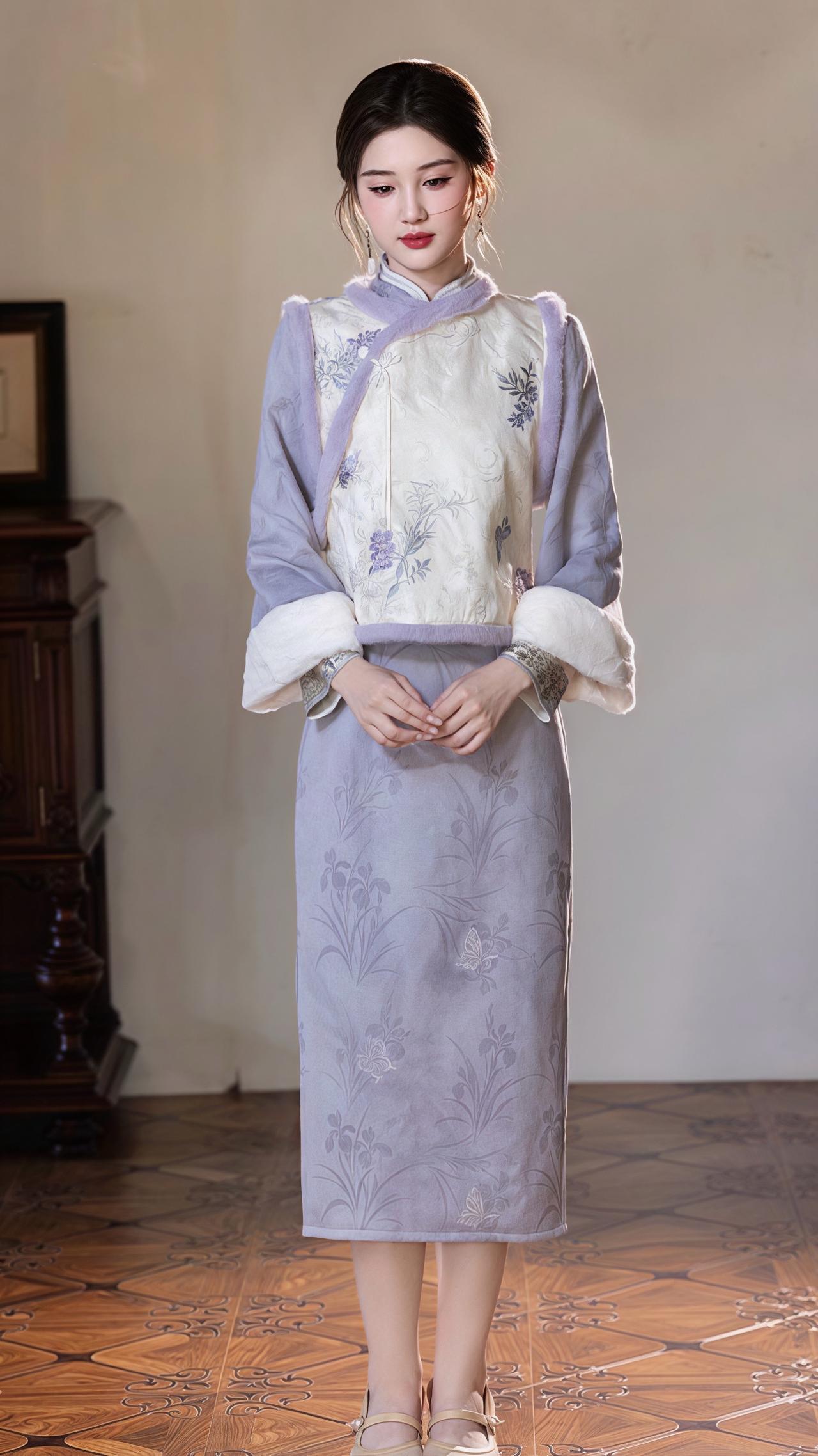 复古穿搭 新中式穿搭 国风旗袍 中式美学服饰 东方美学的尽头是新中式