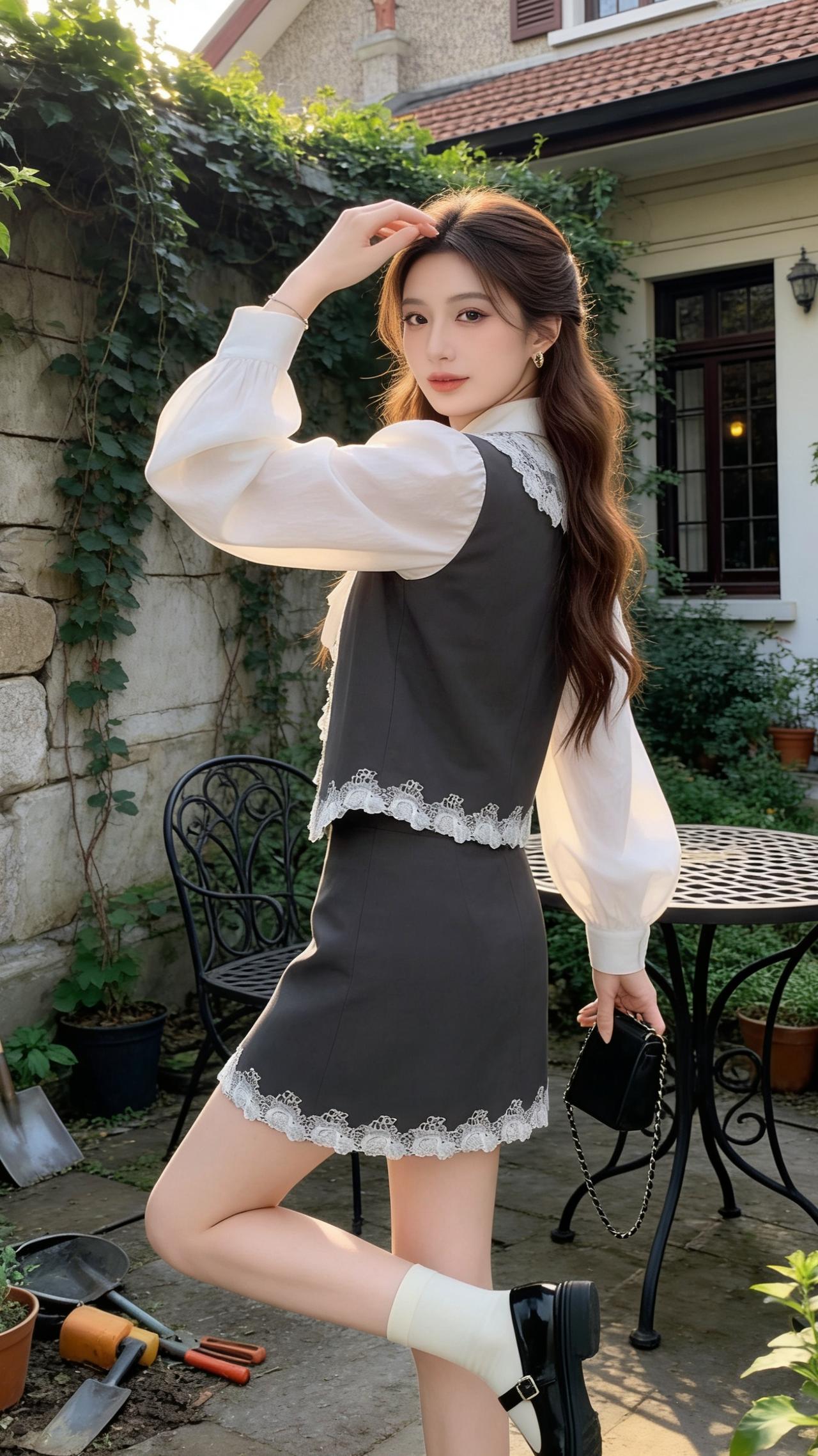 用粉彩风打开春天美女感拉满的春装测评分享我的早春美女感漂亮衣服春日女友感穿搭拿捏