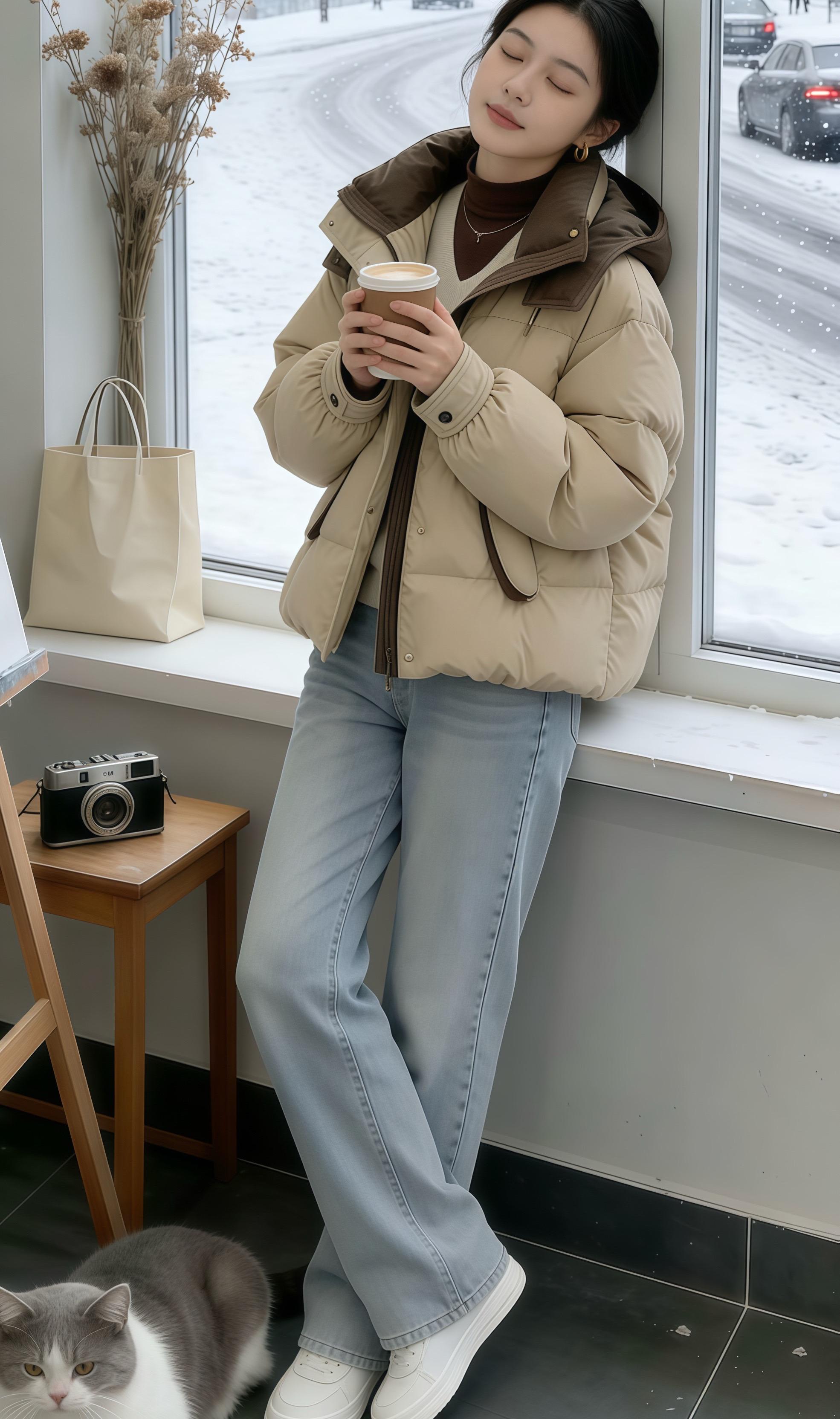 冬季穿搭 冬季新款 松弛感穿搭