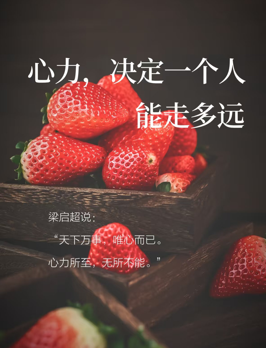 心力，决定一个人能走多远手机响了，不想接。消息弹出来，不想回。明明什么事都没发生