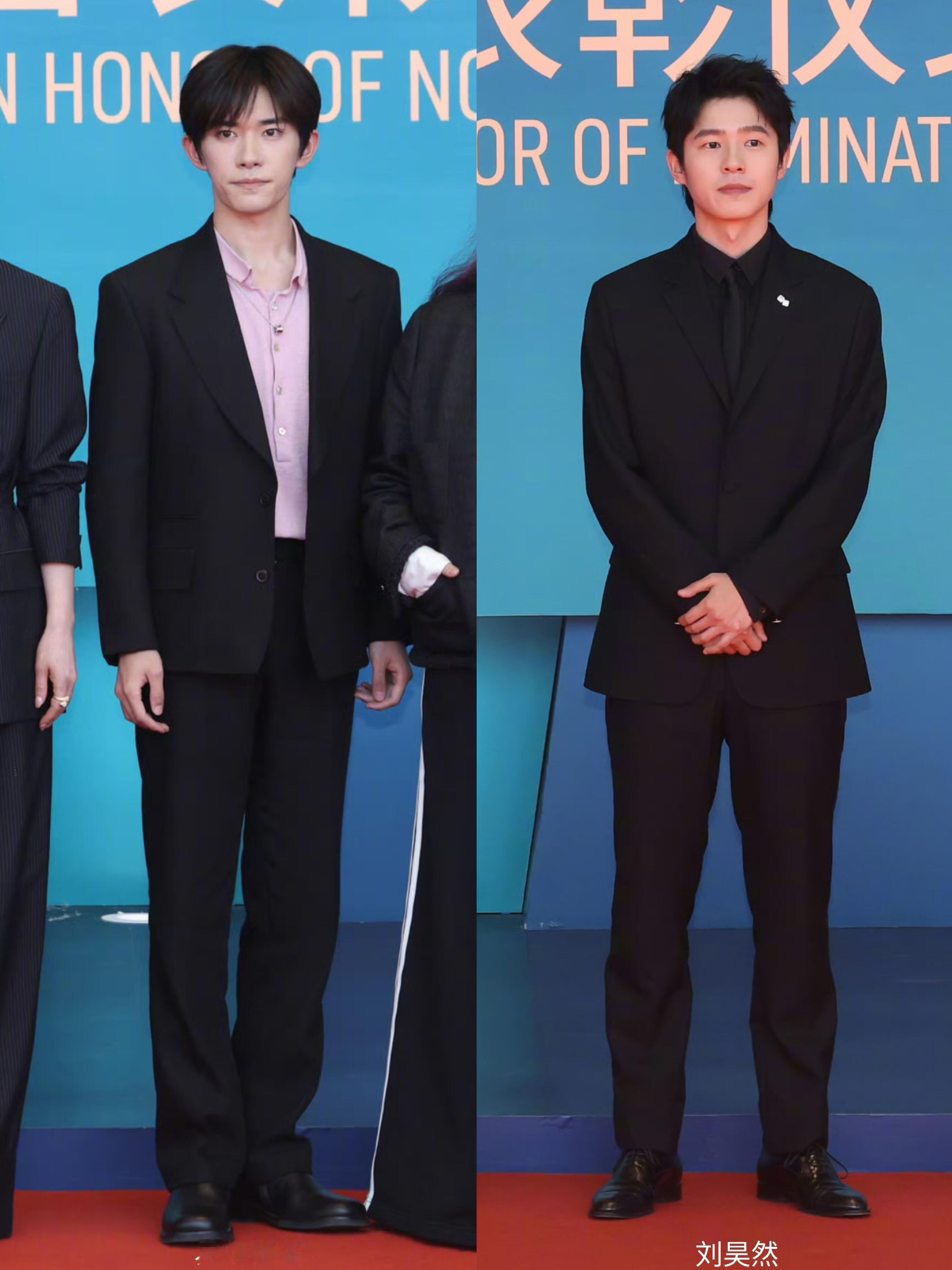 亮相第38届金鸡奖提名者表彰仪式的明星们易烊千玺、刘昊然、黄晓明、大鹏、惠英红、