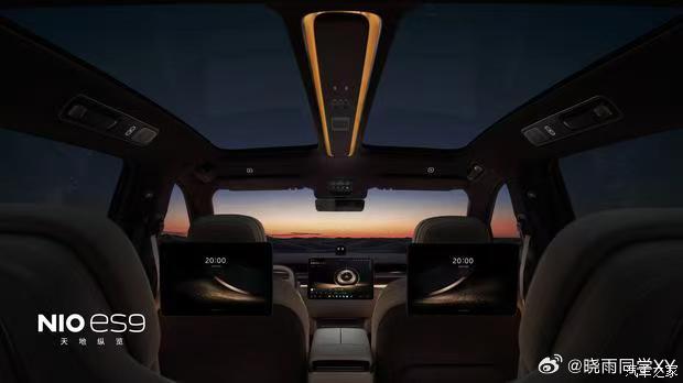 蔚来ES9内饰细节图来咯！和ES8相比，ES9的内饰明显更精致高级，座舱简约大气