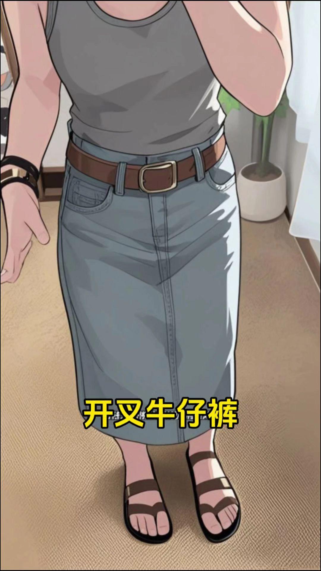 纸片人显瘦半身裙半身裙