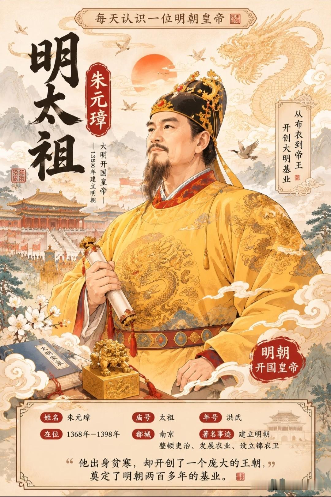 很多人读明史，常着眼于洪武朝严苛律法，却容易忽略一点：朱元璋起于草莽，亲眼见过世