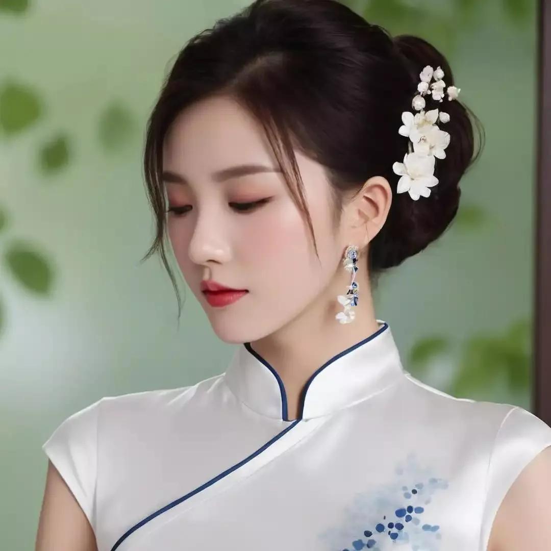 古典优雅的汉服少女，清新脱俗的气质