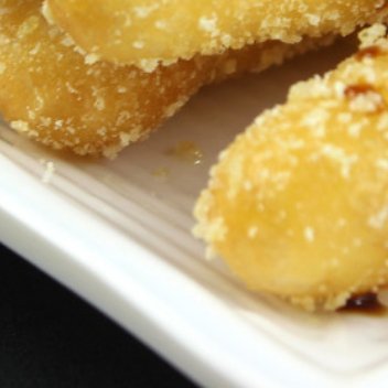 红糖糍粑食材准备糯米粉150g、温水110–120g、红糖40g、清水60ml、