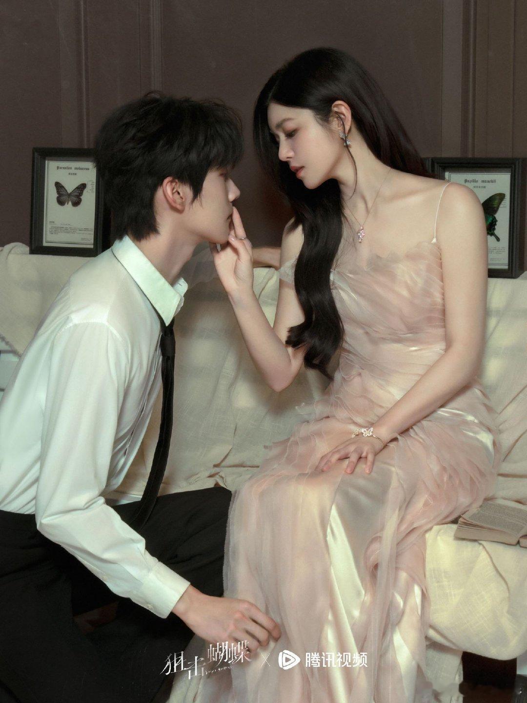 陈妍希周柯宇狙击蝴蝶剧照，好权威的两张脸！这对姐弟恋太配了！陈妍希周柯宇剧照陈妍