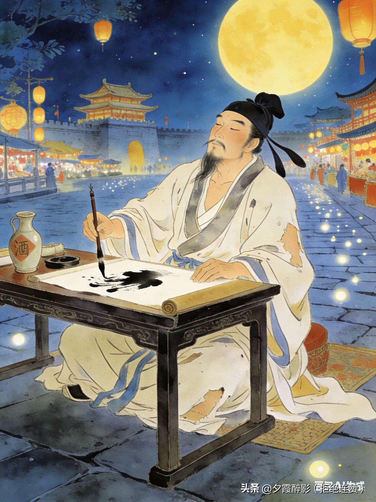 李白的诗句你还记得哪些? 

醉酒一笔便是半个盛唐，李白的诗藏尽风月与豪情，字字