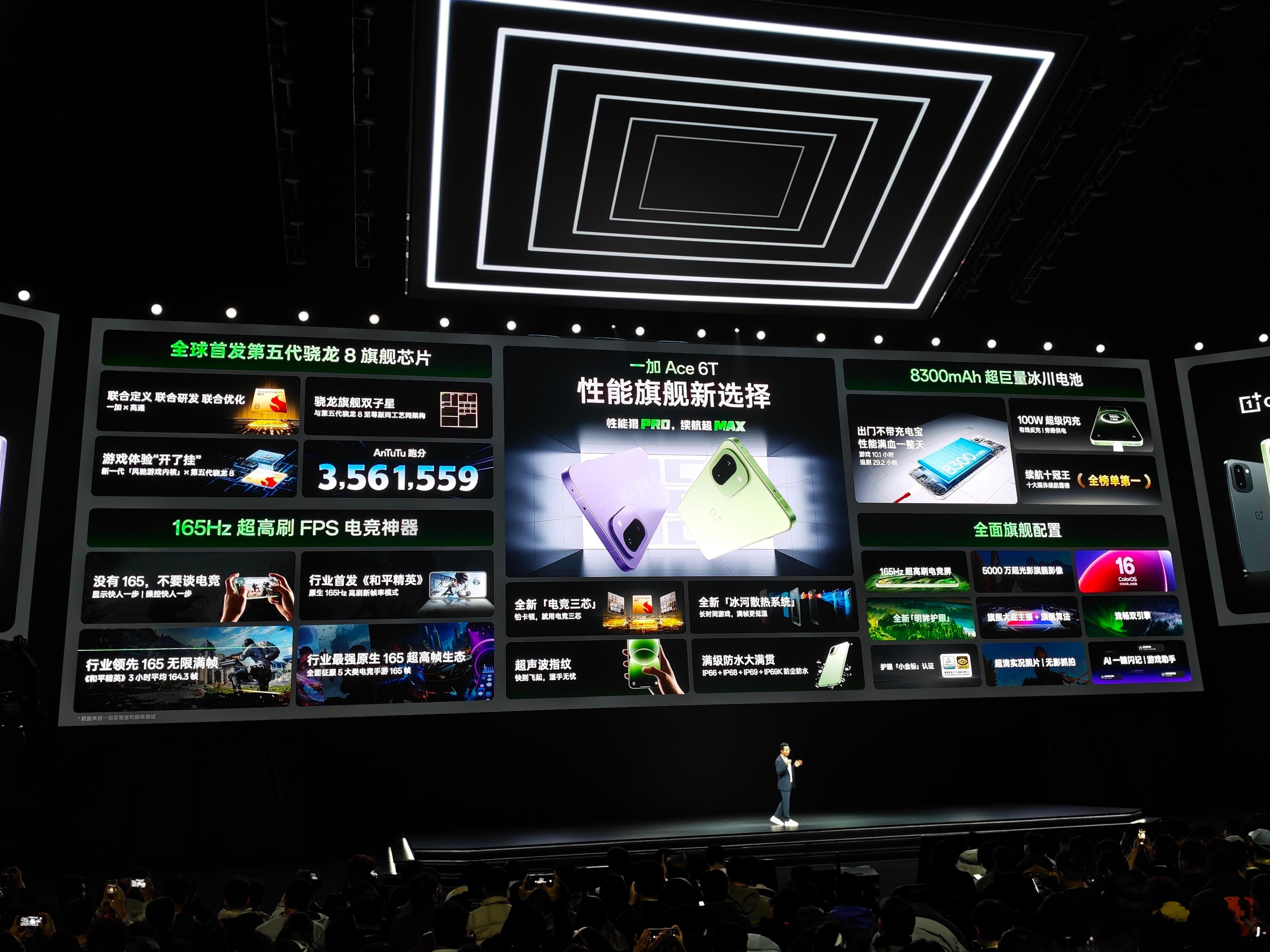 一加发布会一加Ace 6T来了，2399给齐所有，165Hz超高刷，第五代骁龙8