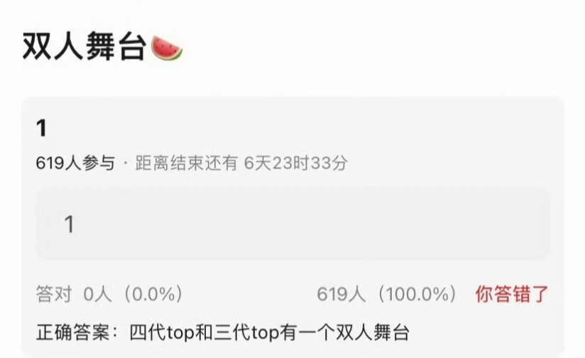 🍉新音瓜 三代和四代TOP双人舞台