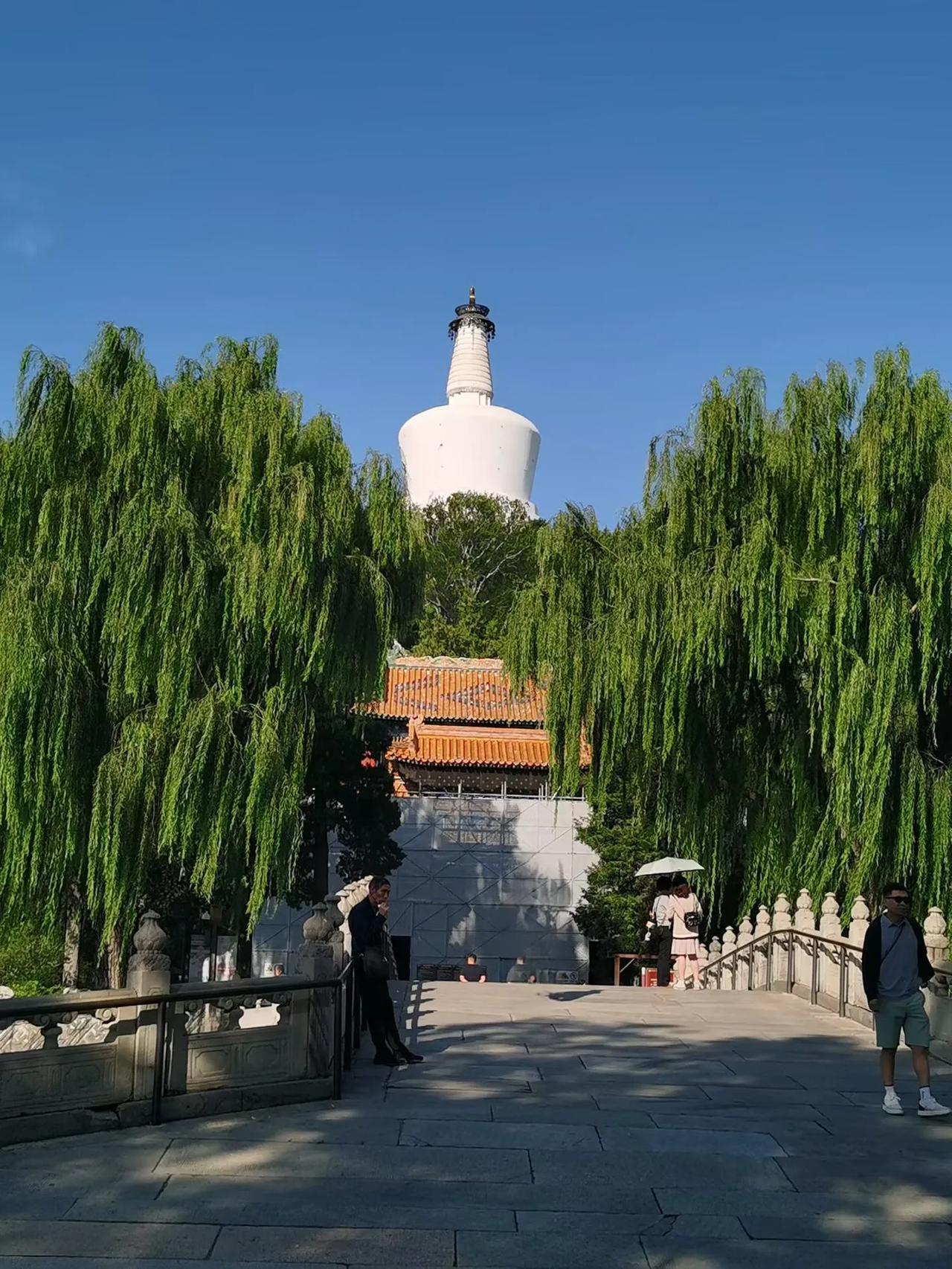 老李北海公园游记；
  老同学见面，相邀去六十多年上小学一起去的北海公园看看，寻