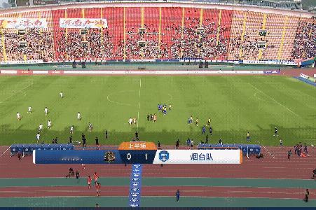 齐鲁超级联赛，烟台队半场暂时1：0领先济南队，希望烟台队下半场可以做好防守，能够