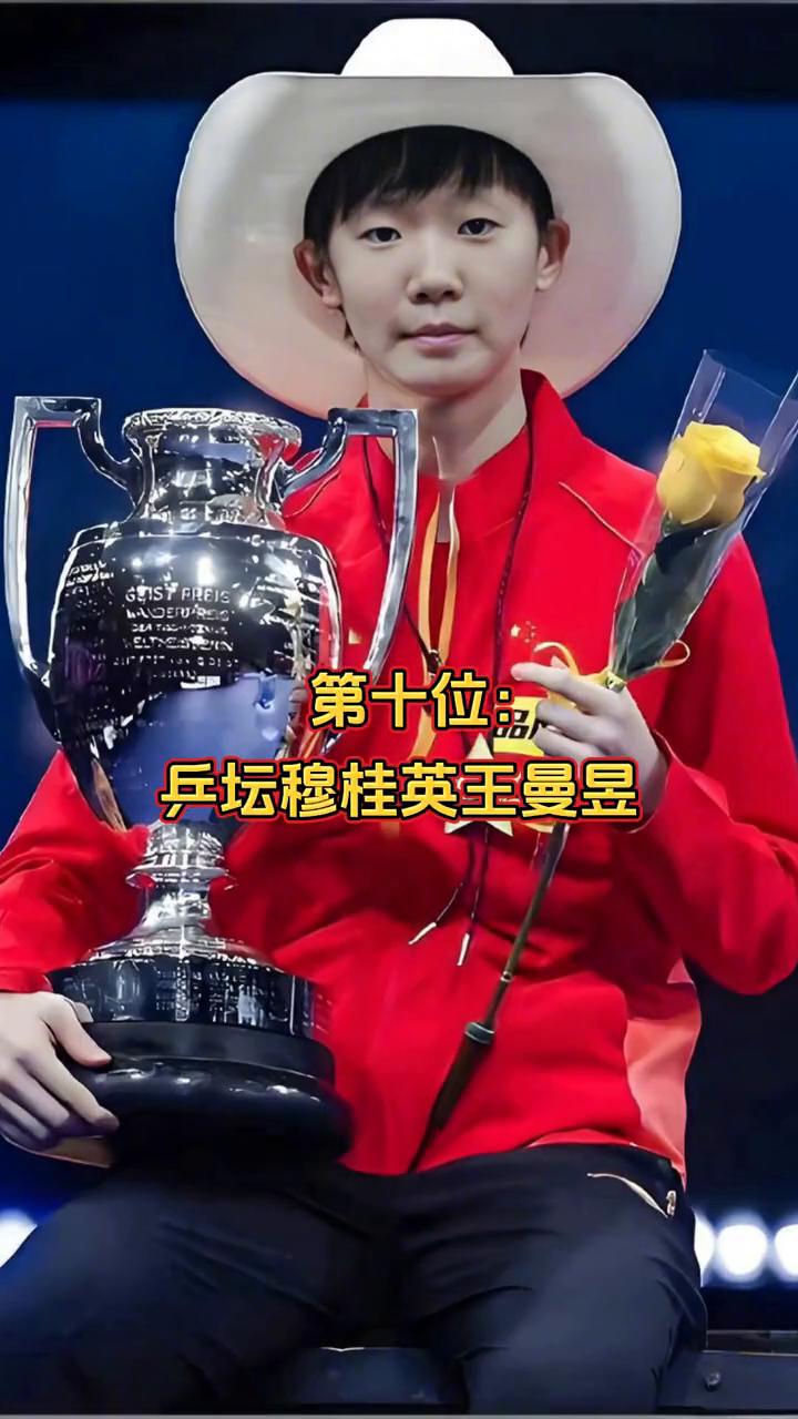 如果从这10位健将中选一位当奥运旗手，你选谁？
·第十位：乒坛穆桂英王曼昱。
·