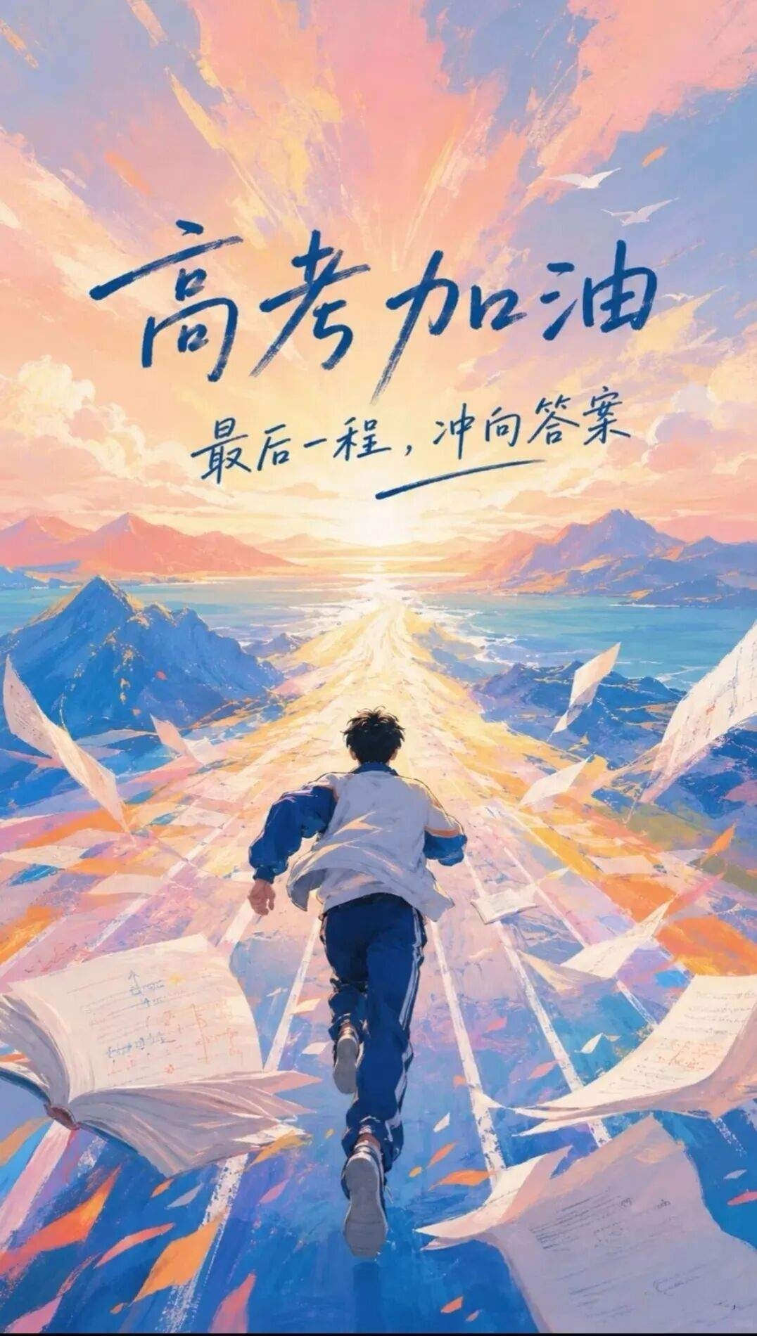 今天是2026年高考的第一天。十年磨一剑，今朝试锋芒。奔赴考场的学子，将在青春的
