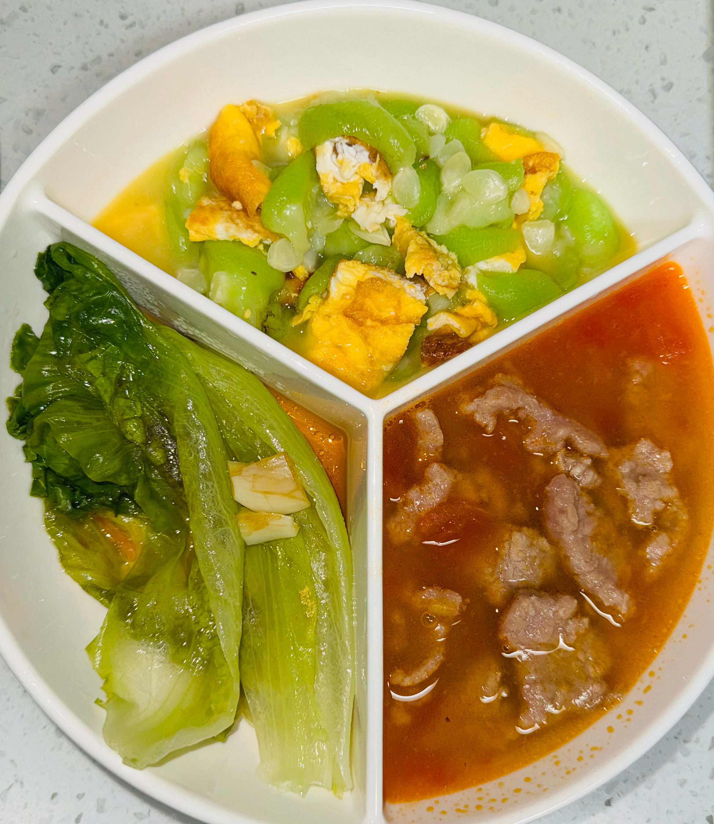随便吃一餐今天是很健康的午饭 