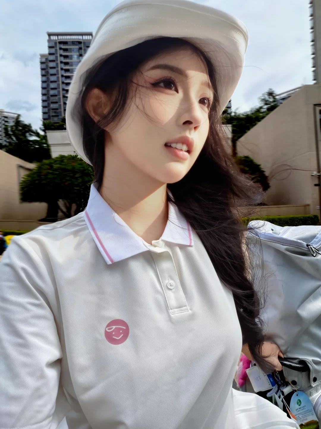 ⛳️日系甜妹也扛不住35度高温作业啊🥵