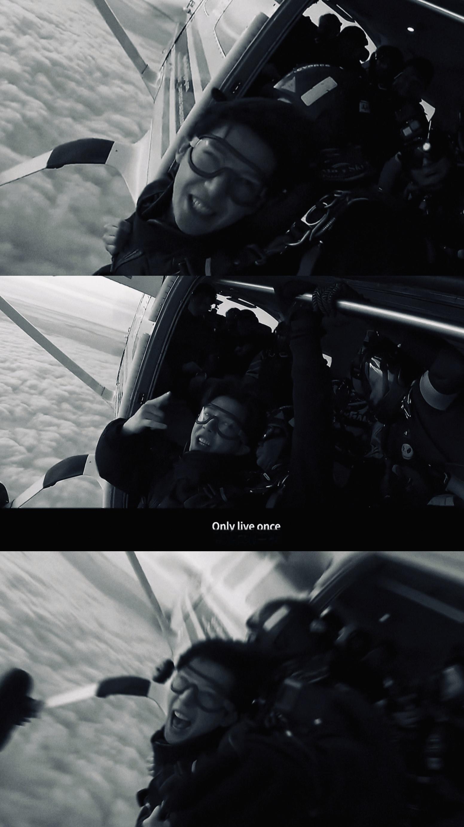 「Only live once      人生只有一次             