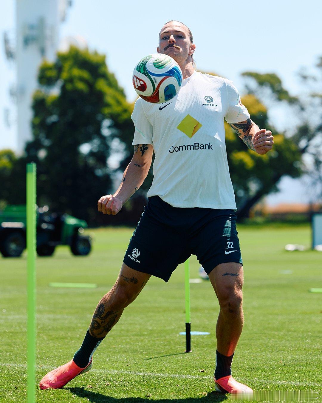 澳大利亚队近期训练的图组：GoSocceroos2026美加墨世界杯世界杯